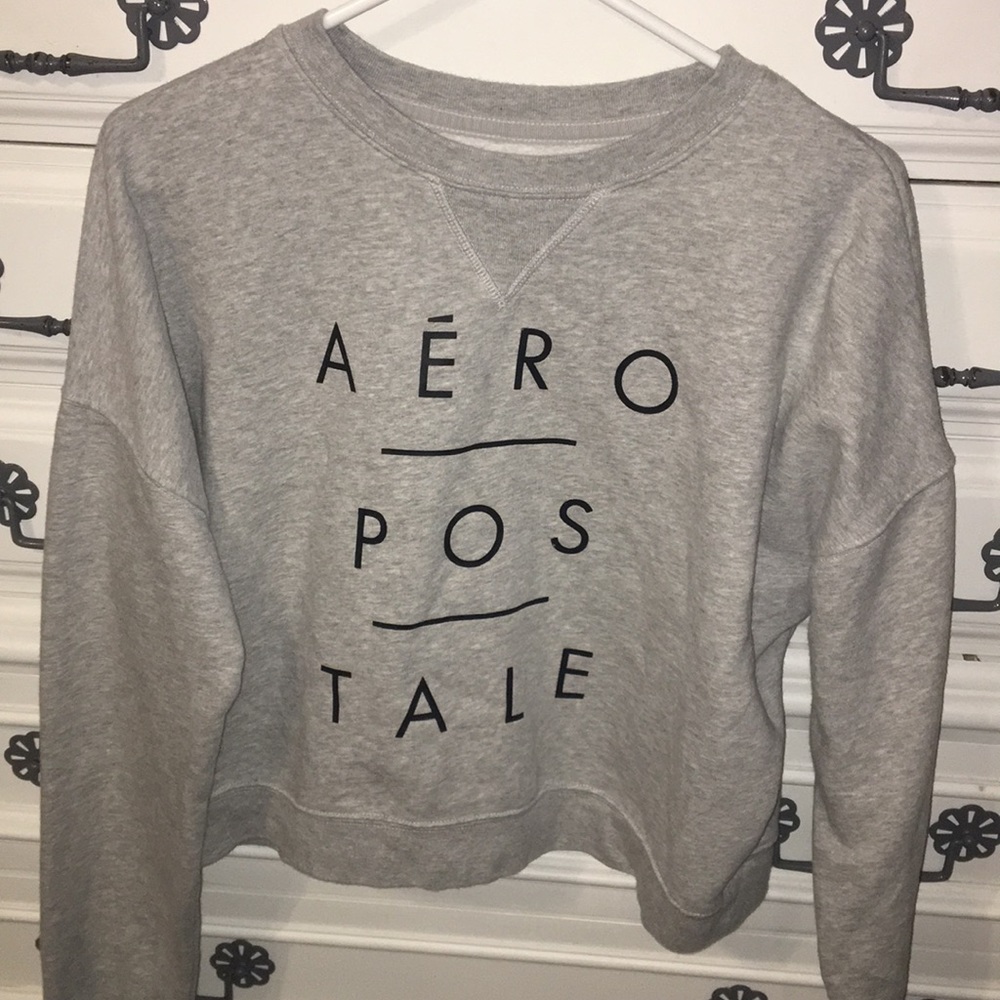 Aeropostale cropped sweatshirt